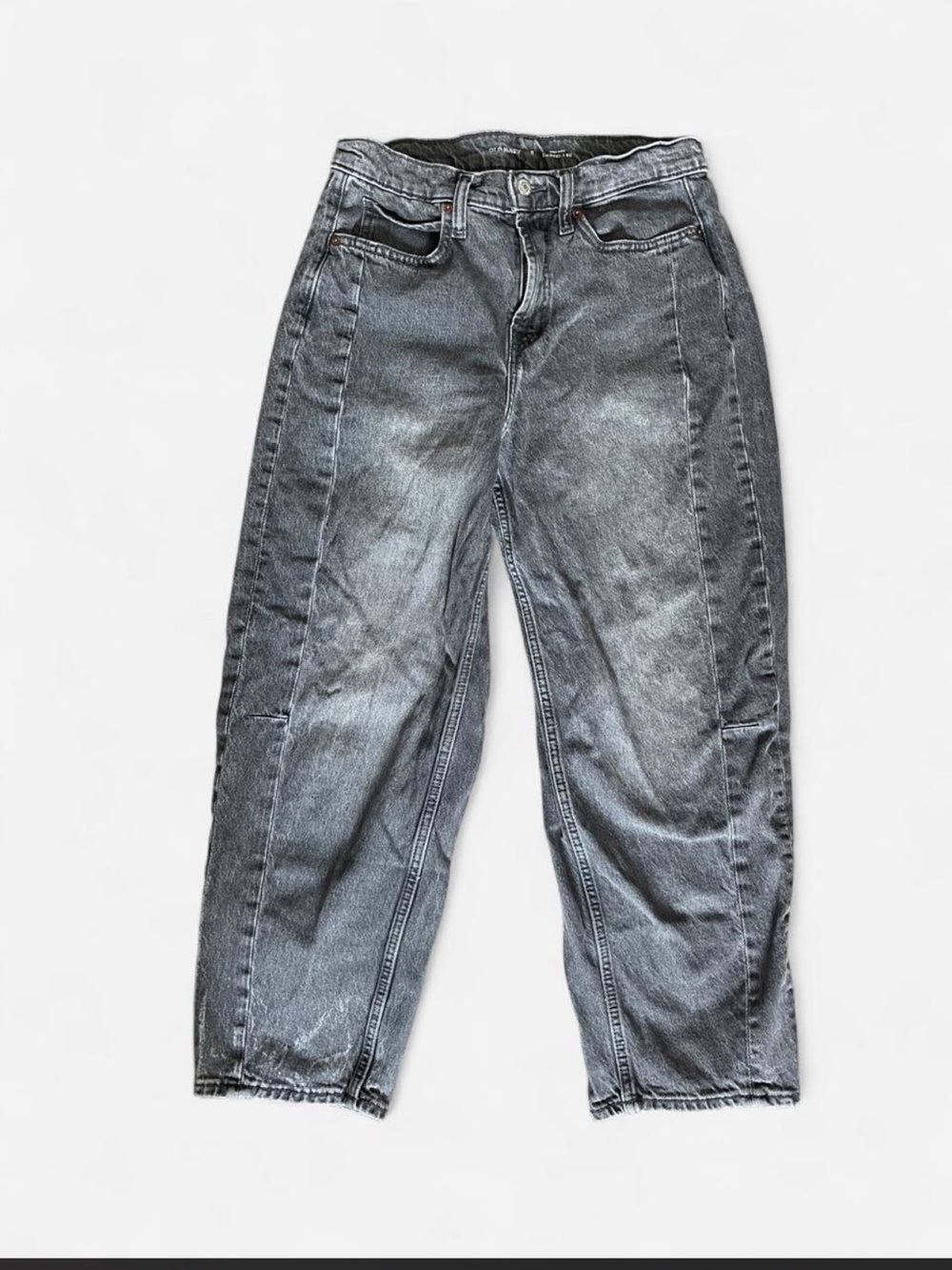 Old Navy Women's Gray Barrel Jeans